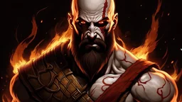 KRATOS IN FLAME