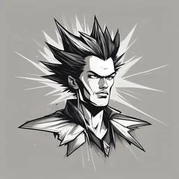 Quickdraw Maven in Vector spiked art style