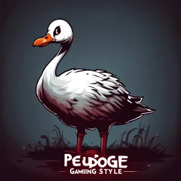 pp goose horror gaming style with the pseudo "Kalypige"