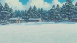 Masterpiece, Clear sky, 1cabin, woods, maunten, snowy,