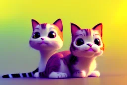 cute cat isolated illustrations