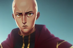 Portrait of Saitama by Jake Bartok