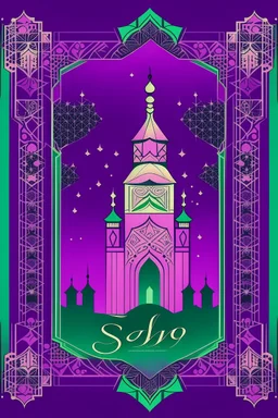 Saudi National Day SDO Patterned Purple Background