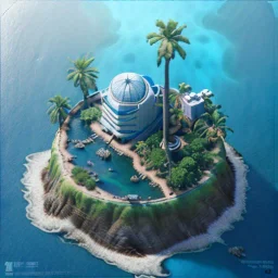 The Isometric Glass Tall Box Mini Model Little Real Island shape smooth Mixed Water Fall Under Ocean Sunshine Summer Background Blue Sea, The Last Of Us / Avatar, Octane Render / ZBrush, Cinematic, IMAX Film, Nikon D750, 16K, Autostereoscopy, Anthropomorphic, Golden Ratio, Geometry, Symmetric, Depth Of Field, Highly Detailed, Ultra Realistic, Beautiful Lighting, Halfrear Lighting, Soft Light, Candoluminescence, Cast Shadow, Reflective, Glow, Translucent, Normal Map, Carbonated --testp