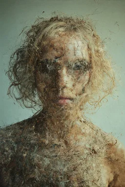 a blurry, distressing, haunting image of a fracturing mind