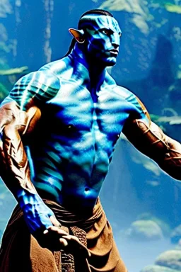 Avatar the way of water starring Dwayne the Rock Johnson