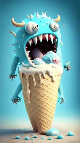 Ice cream monster