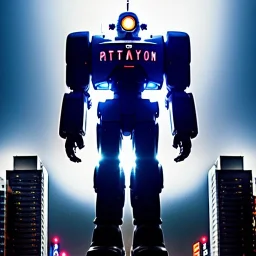 Ultra detailed fullbody Portrait in oil on canvas of Giant Patlabor robot stands tall in Tokyo,intense stare,extremely detailed digital painting, extremely detailed face,crystal clear Big eyes, mystical colors ,perfectly centered image, perfect composition, rim light, beautiful lighting,masterpiece,8k, stunning scene, raytracing, anatomically correct, in the style of robert e howard and Ken Kelley and Ohrai Noriyoshi and Simon Bisley and tomzj1