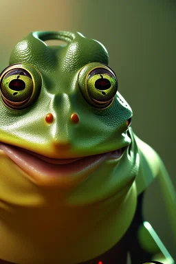 award winning portrait of a male anthropomorphic frog james bond. character design unreal engine 5, artistic lighting, highly detailed, photorealistic, fantasy