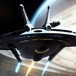 Ncc-1701 starship uss Enterprise, star trek, propulsion, dual jet thrusters