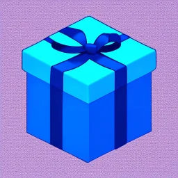 Please create me an Icon looking like a present with blue on the outside