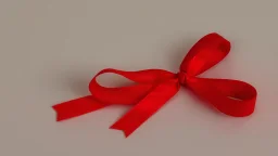 packet of red pills, a torn red ribbon, on a white background
