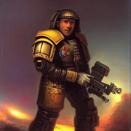 Rembrandt space marine war