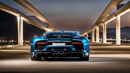 Bugatti chiron, REAR view