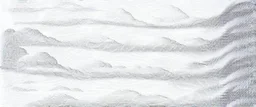 a series evenly spaced curved horizontal lines with paths inspired by clouds, cloud topography, whimsical cute, kawaii, black lines on white, vector lines