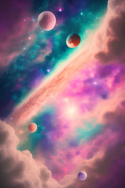 pastel space image