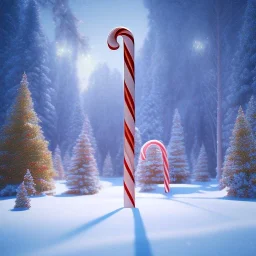 Kodak portra 4 0 0, candy cane,bokeh, utra realistic,highly detailed, masterpiece, sharp focus,volumetric lighting, Vibrant, color Scheme, forest,ultra photoreal,hypermaximalist, unreal engine, HDR, UHD, 64K --v 4