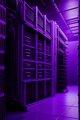 data center cooling purple
