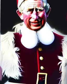 Prince Charles as Santa Claus