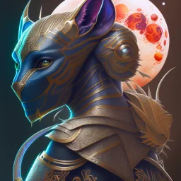 sango fantasy, fantasy magic, intricate, sharp focus, illustration, highly detailed, digital painting, concept art, matte, artgerm and paul lewin and kehinde wiley, masterpiece Asian black panther Papu New Guina pyramid black silver space lady space blood moon galaxy