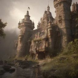 Mysterious castle, softbox lighting, intricate details, ultra realistic style, 8k resolution