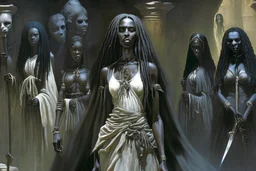 Venus chorch Black Riders ...Katedral Vénusz az elmúlás, 8 slave women lidércek Jézus antikrisztus, halál 4K David Palumbo