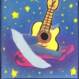 guitar in space