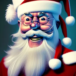  octane render, 8k, high detail, Santa , portrait, jolly, realistic