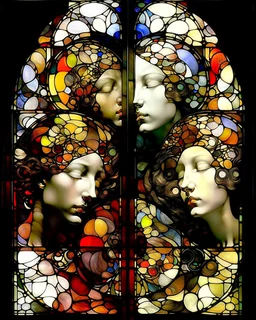 Leonor Fini . STAINED GLASS