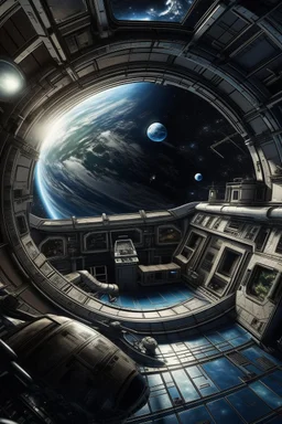 outer space photorealism