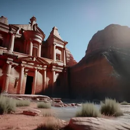 Petra, hyper detailed, unreal engine 5, octane render