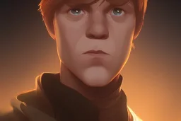 Portrait of Luke Skywalker by Jake Bartok