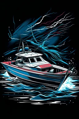 masterpiece, best quality, Siberian boat in the water, simple logo background, in the style of japanese manga, duotone, professional quality panting, ultra detailed, joyful lightning, multiple colors with some shades, half body shot