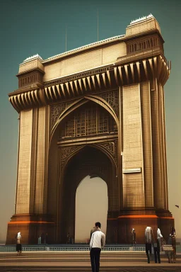 Modern futuristic Mumbai gateway of India