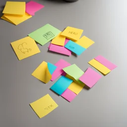 Post It Notes With Hero Gliffix.