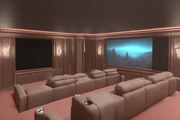 a dedicated home cinema room