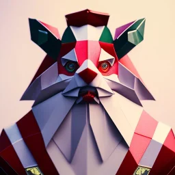 Origami, Kodak portra 4 0 0, candy cane,bokeh, utra realistic, ultra detailed 3d renderer, masterpiece, sharp focus,volumetric lighting, ultra photoreal, lens macro,hypermaximalist, unreal engine, HDR, UHD, 64K --v 4