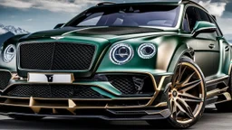 Bentley Bentayga MANSORY Fused with Lamborghini Veneno, Super Detailed, desktop wallpaper, 4K