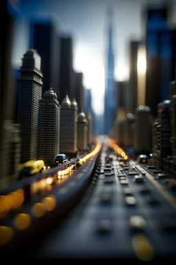 road bolted into top of sky scrapers, shot on Hasselblad h6d-400c, zeiss prime lens, bokeh like f/0.8, tilt-shift lens 8k, high detail, smooth render, down-light, unreal engine, prize winning