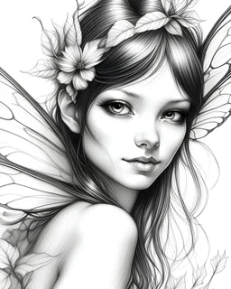 martlet fairy realistic drawing