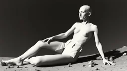 Claude Cahun's ultra-absurd, hyper-strange, hyper-nonsensical hyper-surreal human body and other ultra-surreal, ultra-strange, hyper-absurd elements of Man Ray's human body color grow in a hyper-surreal way