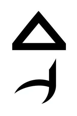a simple abstract shapes combining the shape of the capital letter G and the shape of an ear, vector
