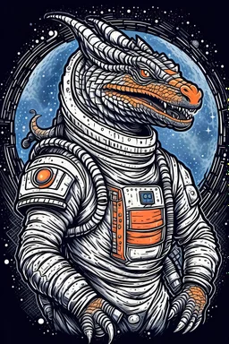dragon in a spacesuit