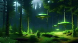 ufo forest