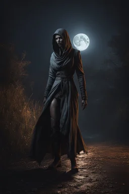 Undead Nightwalkers. full body shot. moon light. fantasy and horror setting, Cinematic lighting, Volumetric lighting, Epic composition, Photorealism, Very high detail, Character design, Unreal Engine, Octane render, HDR, Subsurface scattering, fantasy art,