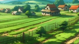 ферма с полями, аниме стиль