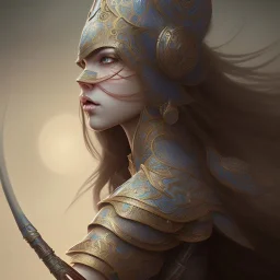 sango fantasy, fantasy magic, intricate, sharp focus, illustration, highly detailed, digital painting, concept art, matte, masterpiece head sexy front view Arabian Knight