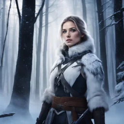 Eira's resolve was put to the test time and again. From the cover of shadowy forests to the icy depths of winter's embrace, she remained steadfast in her duty, her determination unwavering even in the face of solitude. Then, one fateful night, her vigilance was rewarded. A band of enemy scouts, their intentions dark and their hearts filled with malice, attempted to infiltrate their territory under the cloak of darkness. But they had underestimated the vigilance of the young shield maiden. With