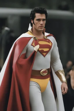 Elvis Henry Cavill Superman - full color digital photograph