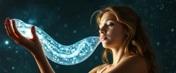 yoga mind bending quantum vuvuzela greek god gandalf as a young woman floating transparent shiny slug notes in the weirder universe